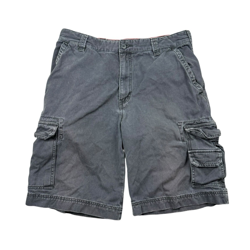 Vtg Y2K Mossimo Cargo Shorts Men 32 Blue‎ Faded 11" Baggy Loose Skater Utility